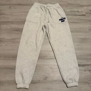 White Fox Gray Sweatpants